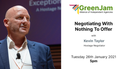 Greenjam: Negotiation with nothing to offer