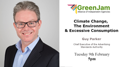 Greenjam: Climate change, the environment & excessive consumption – discover the role that advertising regulation plays?