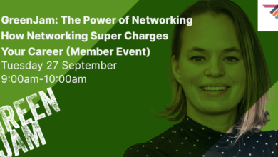 GreenJam: The Power of Networking – How Networking Super Charges Your Career (Member Event)