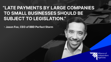 “Late Payments by Large Companies to Small Businesses Should be Subject to Legislation”