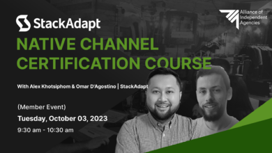 Native Channel Certification Course with StackAdapt 03.10.2023