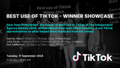 Best use of TikTok – Winners Showcase – 17th September 2024