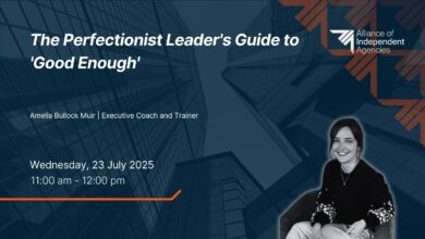 The Perfectionist Leader’s Guide to ‘Good Enough’ – with Amelia Bullock Muir – 23rd July 2025